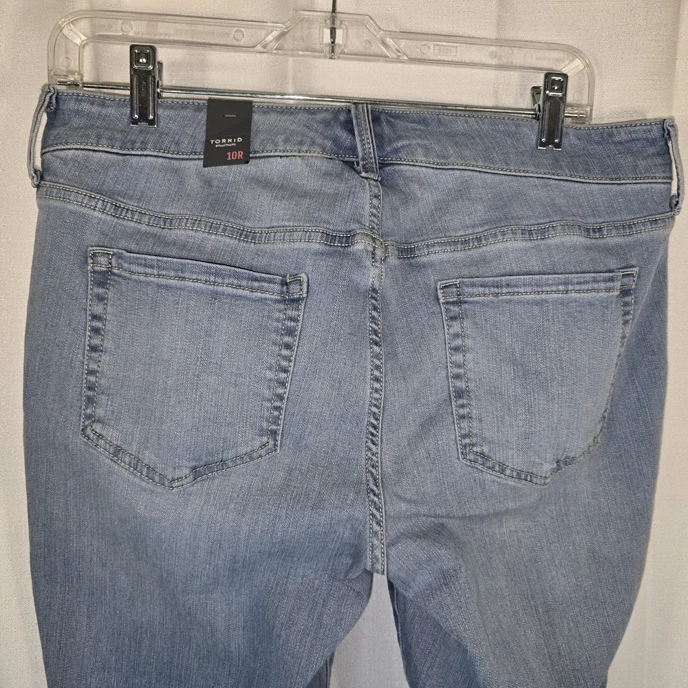 Torrid Perfect Skinny Ankle Stretch Blue Jeans Womens 10‎ Regular Blue NEW NWT!